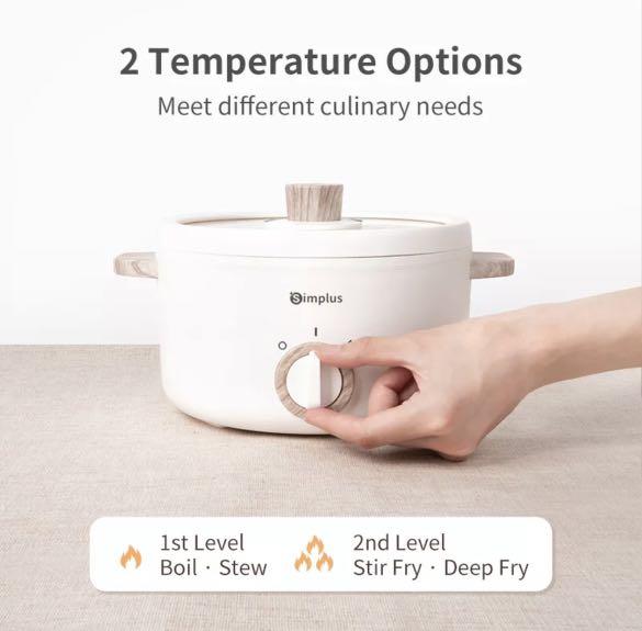 Simplus Electric Cooker Steamer Multicooker Hot Pot Frying Pan Soup TV Home Appliances