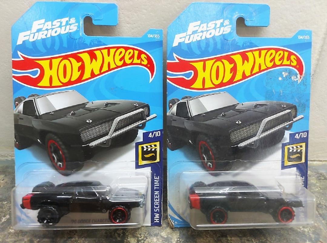 Fast Furious Dodge Charger Hot Wheels Hw Screen Time Series Hobbies Toys Toys