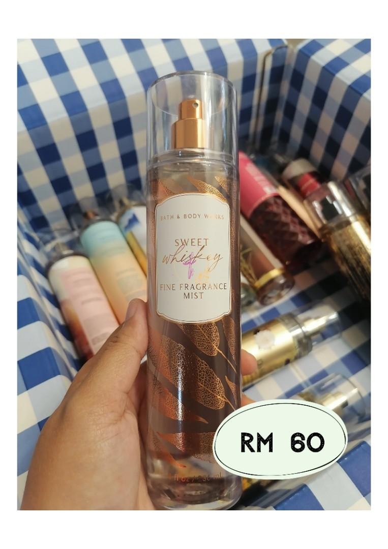 Bbw Body Mist Sweet Whiskey Beauty Personal Care Fragrance