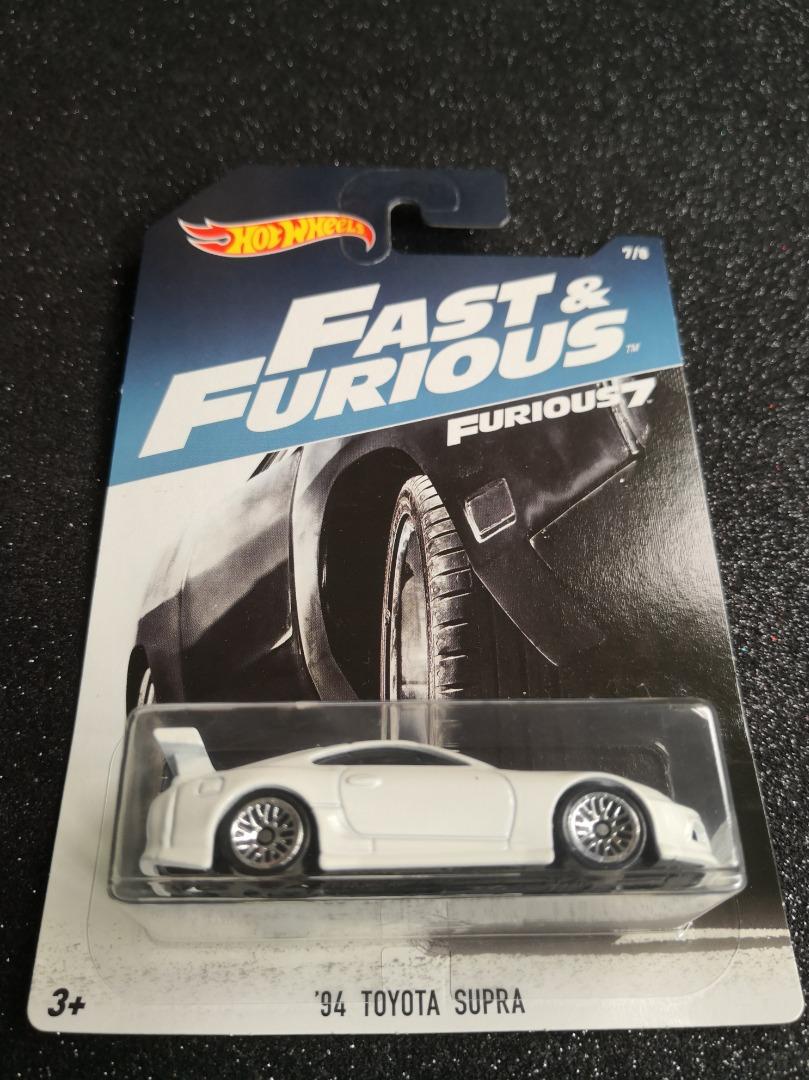 Hot Wheels Toyota Supra Fast Furious Series White Hobbies Toys Toys Games On Carousell