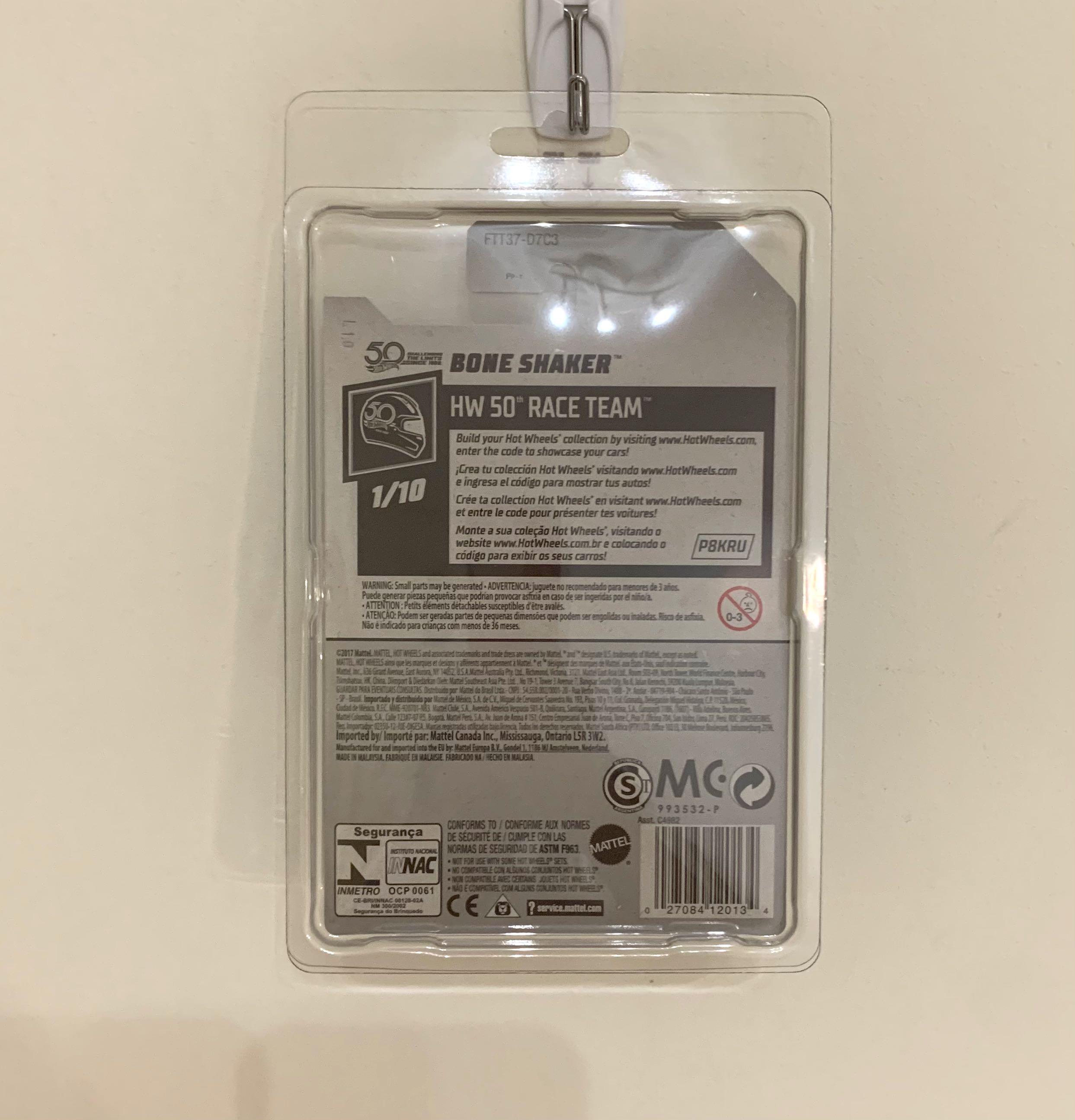 Hot Wheels Bone Shaker Super Treasure Hunt Sth Th Anniversary Hw Race Team Hobbies Toys