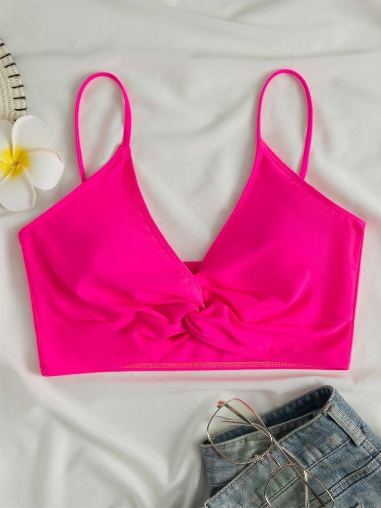 Push Up Sexy Beach Bikini Summer Solid Black Women Swimsuit