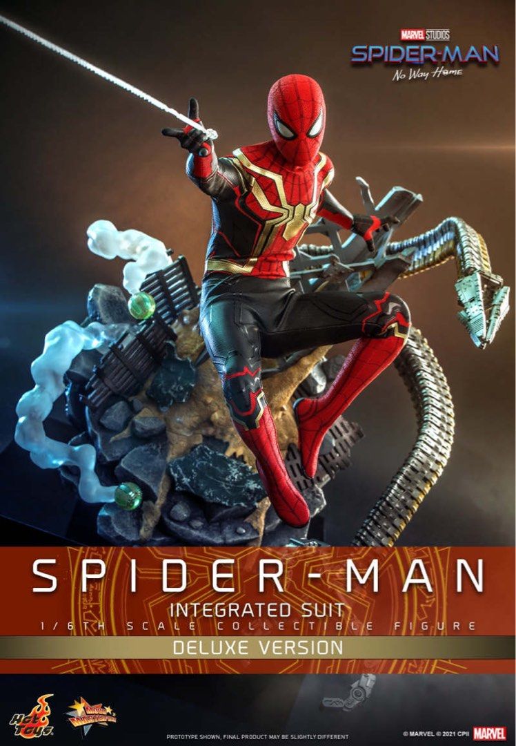 原價放 已可取貨 首日 vip 訂單 Hottoys hot toys spiderman spider man mms 624 mms624 蜘蛛俠 無家日 integrated suit