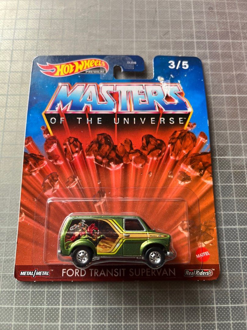 Hot Wheels Premium Masters of the Universe Ford Transit Supervan 興趣及遊戲 玩具 遊戲類 Carousell