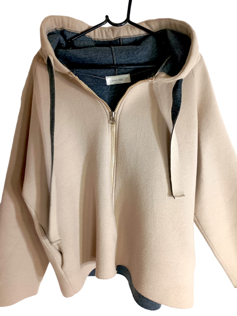 Thrift Preloved Jaket Nude Pink Fesyen Wanita Pakaian Wanita Baju