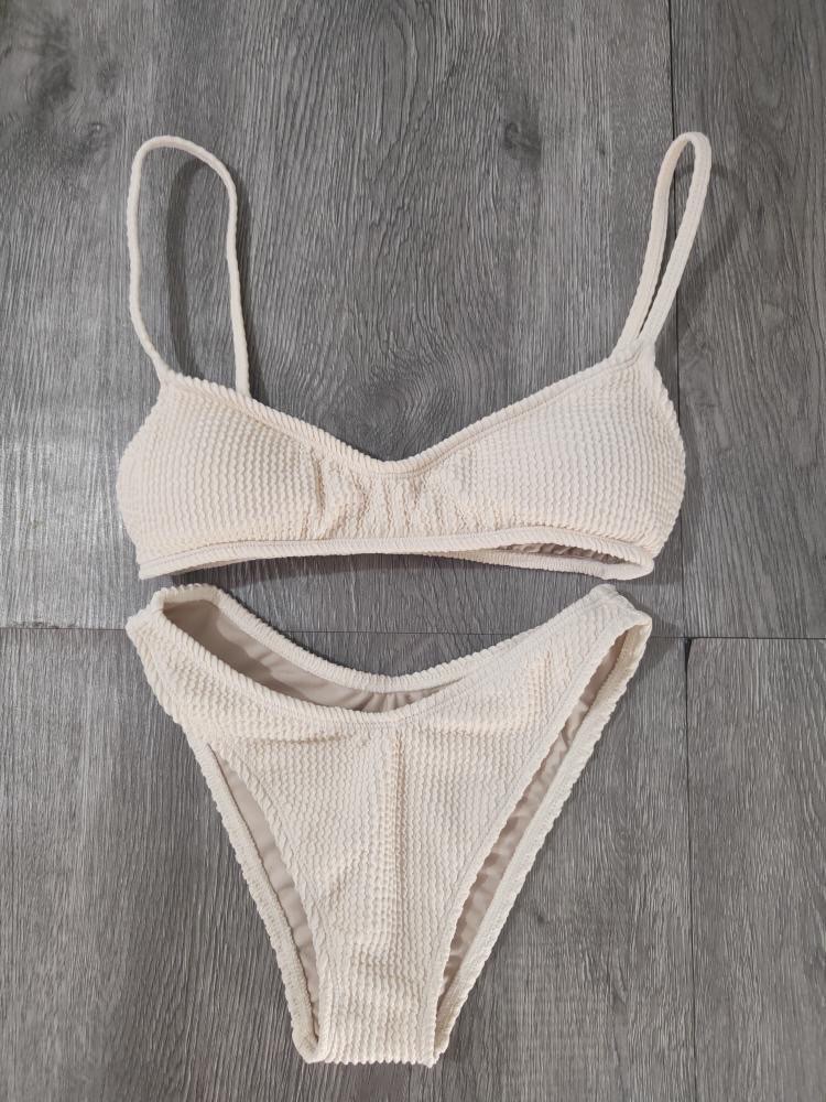 Brand New Sewlocalph Crinkle Oat Bikini Set Women S Fashion Swimwear