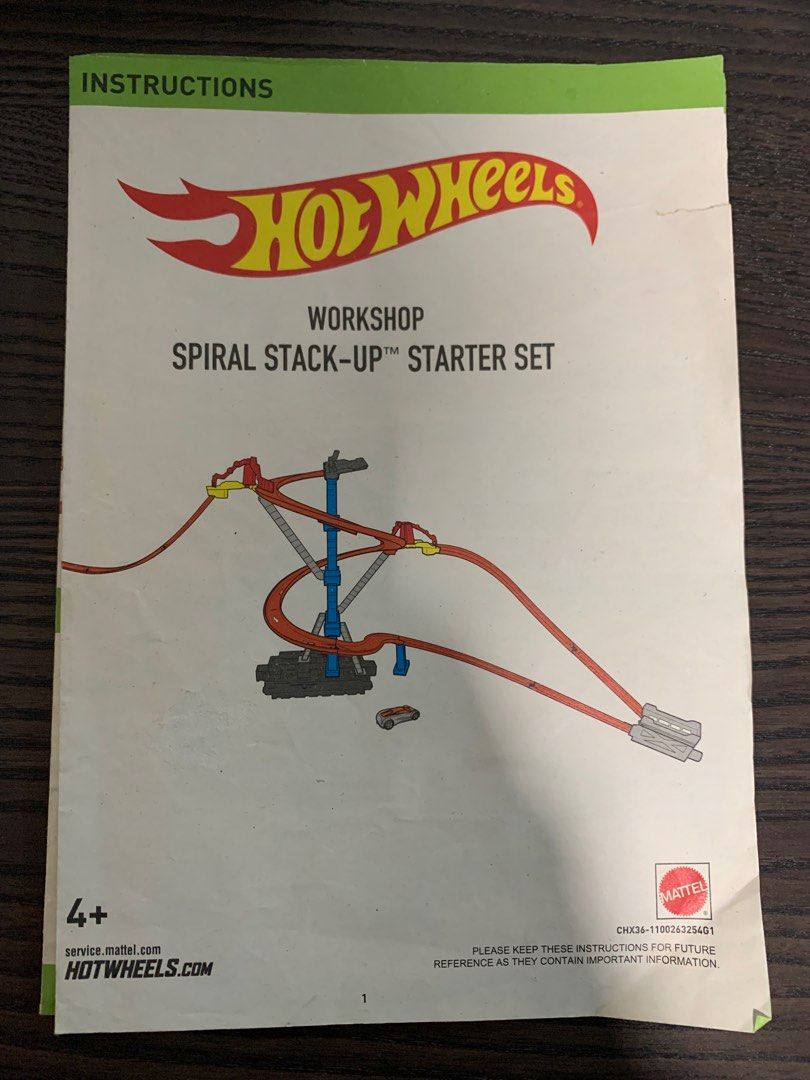 Hot Wheels Spiral Stack Up Starter Set Hobbies Toys Toys Games On Carousell