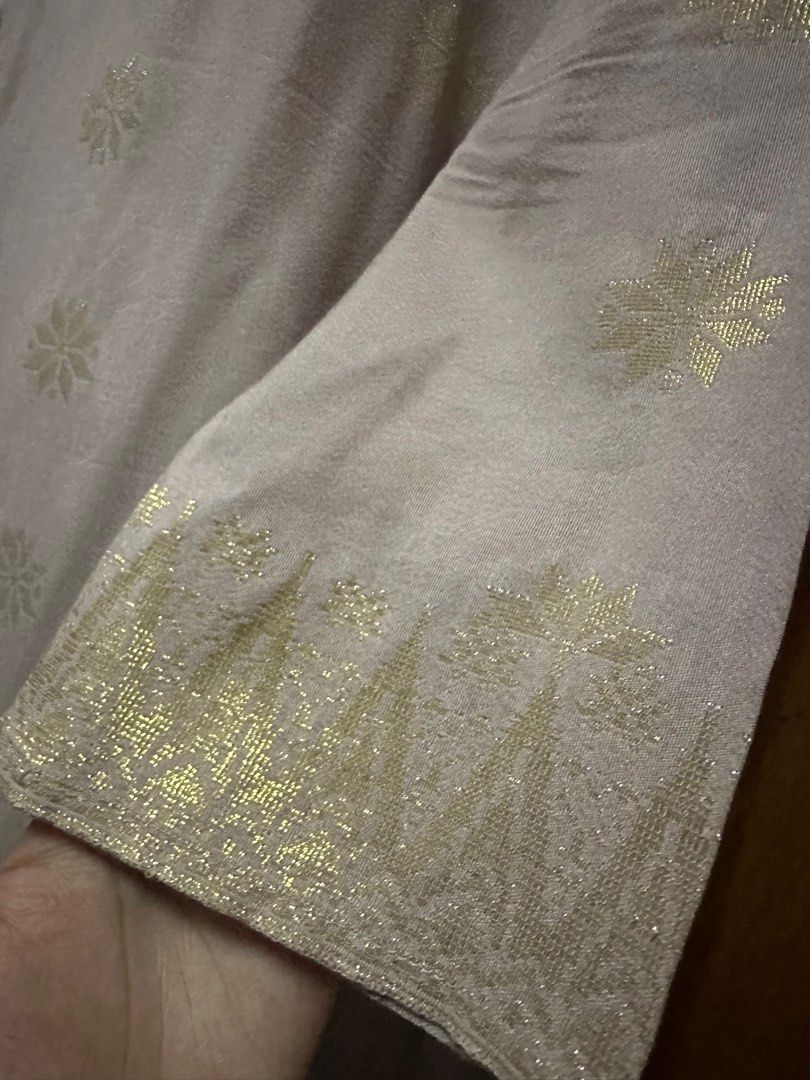 Baju Kurung Songket Bunga Tabur Nude Women S Fashion Muslimah