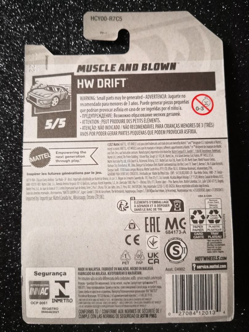 Hot Wheels Muscle And Blown Regular Treasure Hunt RTH Hobbies Toys Toys Games On