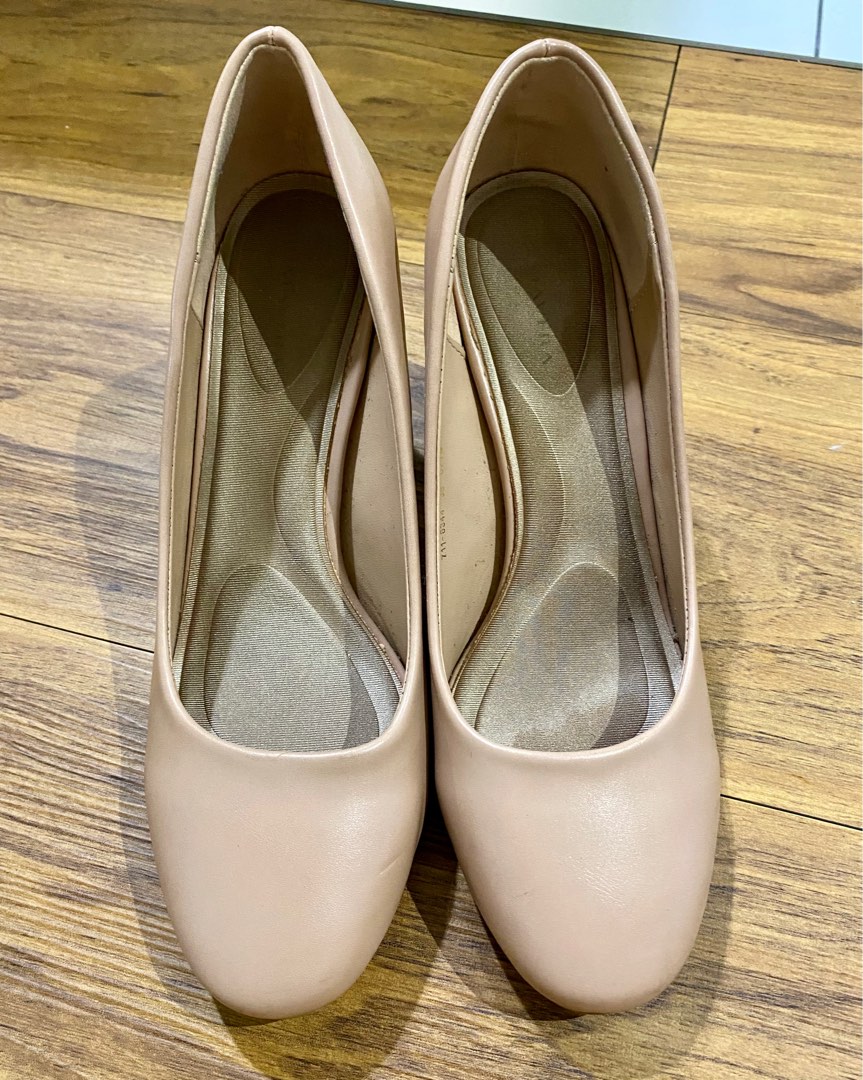 Primavera Nude Heels Women S Fashion Footwear Heels On Carousell
