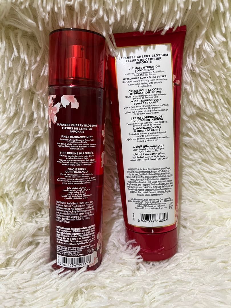 Bbw Japanese Cherry Blossom Set Beauty Personal Care Fragrance