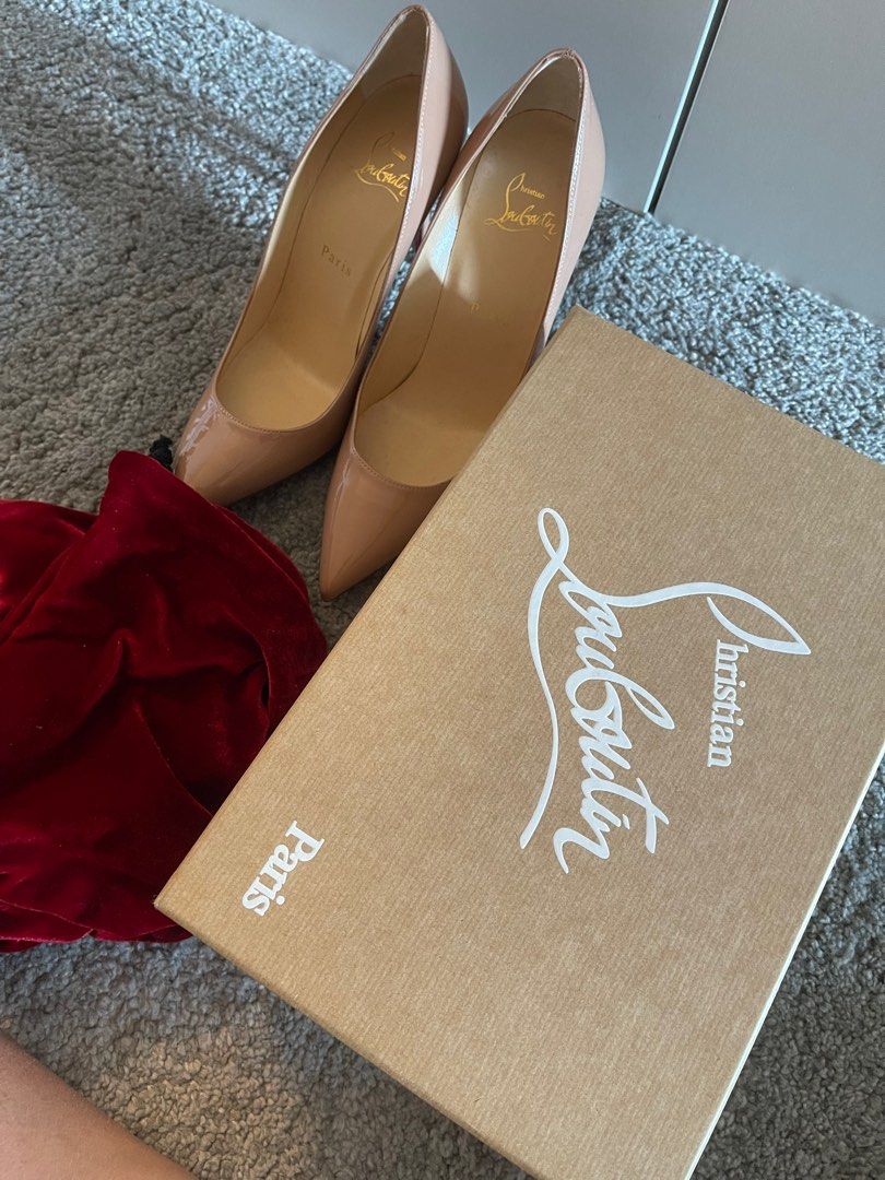Christian Louboutin Nude Pumps Heels Luxury Sneakers Footwear On