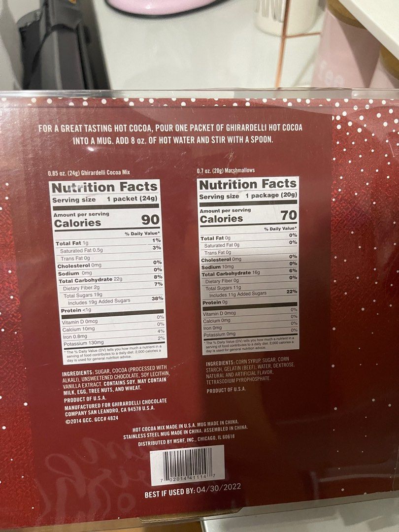 Ghirardelli Hot Choco Coffee Set Tumbler And Mug Food Drinks Other Food Drinks On Carousell