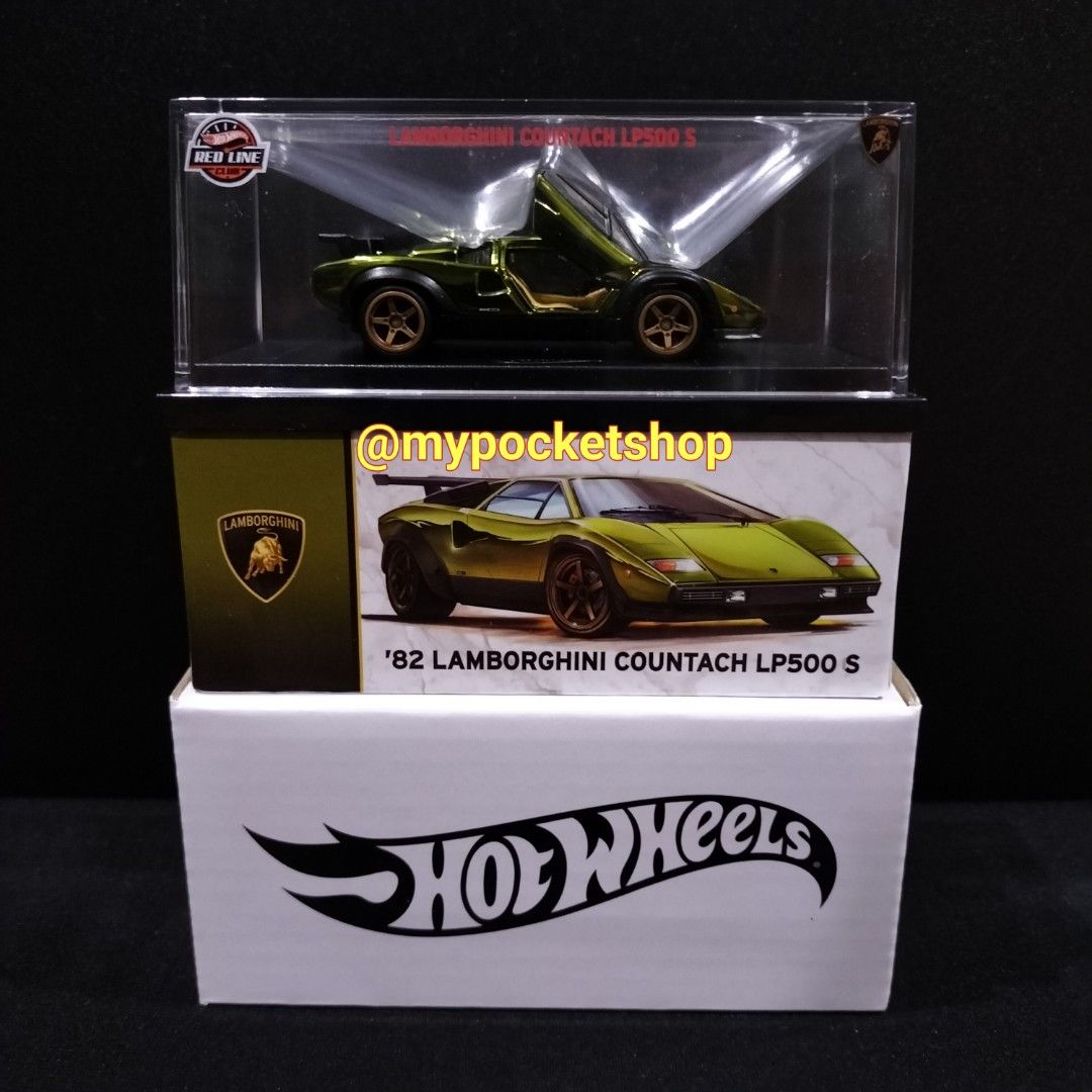 Hot Wheels LAMBORGHINI COUNTACH LP S Spectraflame Olive Hotwheels RLC Exclusive
