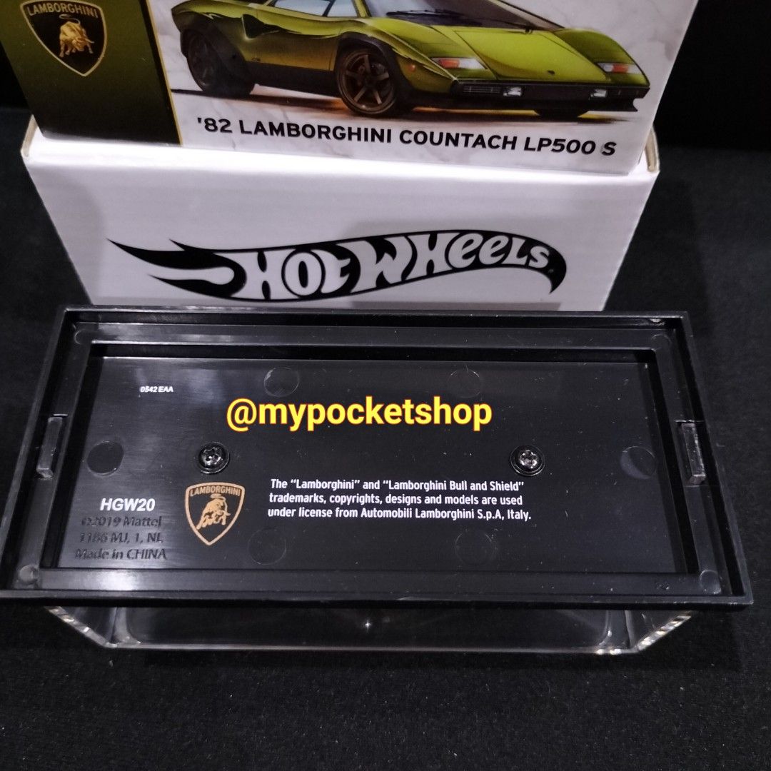 Hot Wheels LAMBORGHINI COUNTACH LP S Spectraflame Olive Hotwheels RLC Exclusive