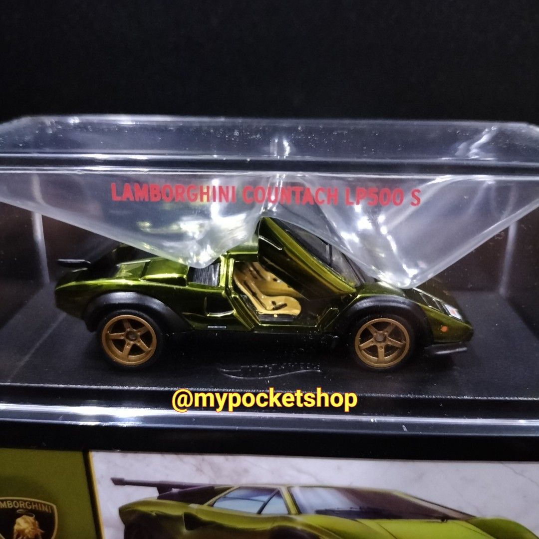 Hot Wheels LAMBORGHINI COUNTACH LP S Spectraflame Olive Hotwheels RLC Exclusive