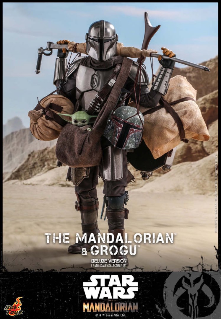 全新未開 Hot Toys TMS STAR WARS THE MANDALORIAN GROGU DELUX VERSION TH SCALE COLLECTIBLE