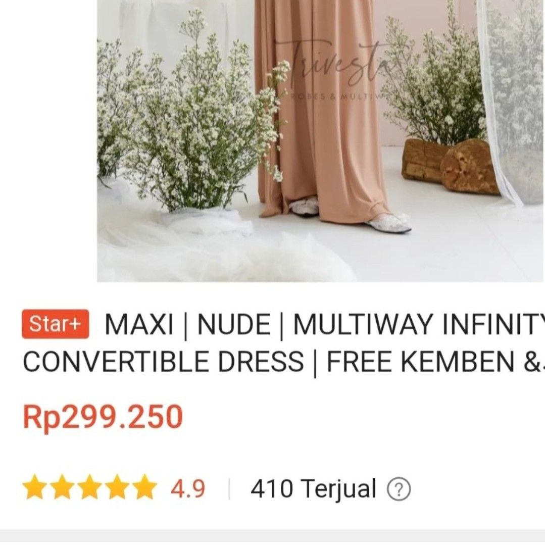 Multyway Nude Dress Fesyen Wanita Pakaian Wanita Gaun Rok Di Carousell