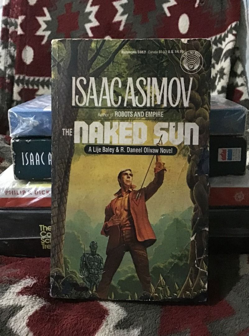 ROBOT SERIES BY ISAAC ASIMOV SOLD AS SET FOR 200 CAVES OF STEEL NAKED