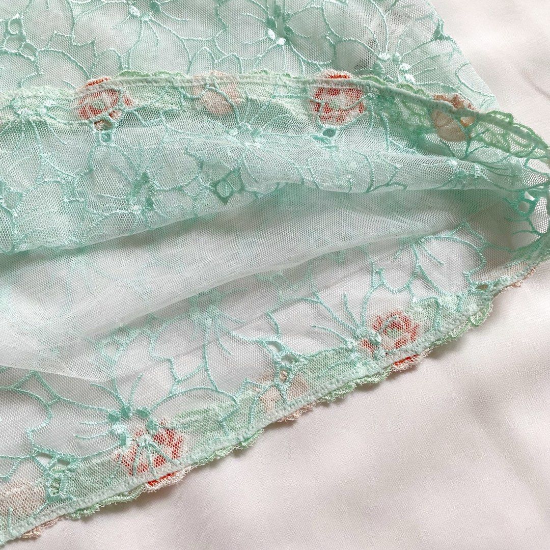 Sonore Lingerie Sleepwear Baju Tidur Turquoise Fesyen Wanita Pakaian