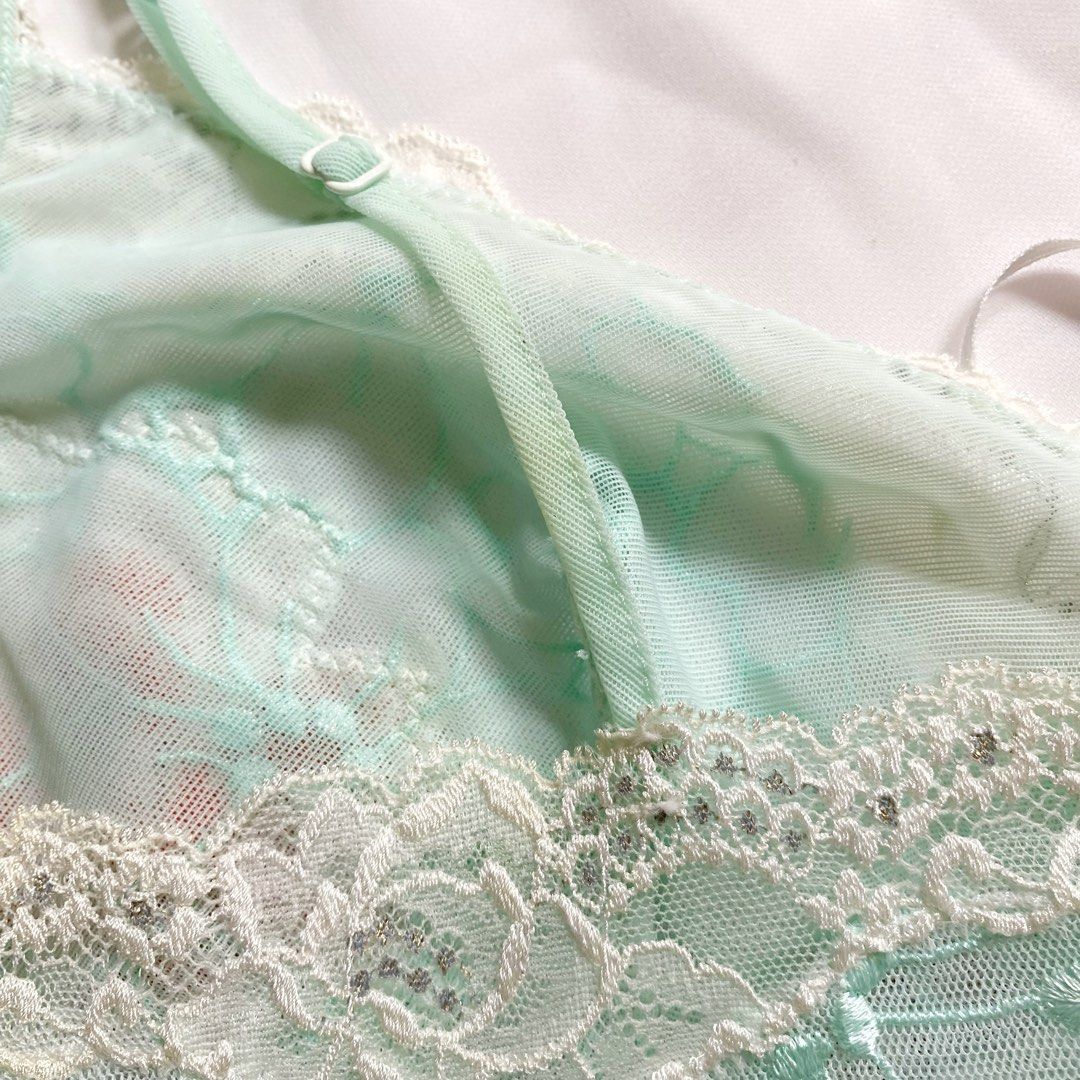 Sonore Lingerie Sleepwear Baju Tidur Turquoise Fesyen Wanita Pakaian