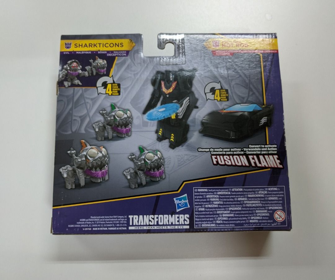 Transformers Cyberverse Battle for Cybertron Sharkticons Hot Rod 鯊魚 火棒 興趣及遊戲 玩具 遊戲類 Carousell