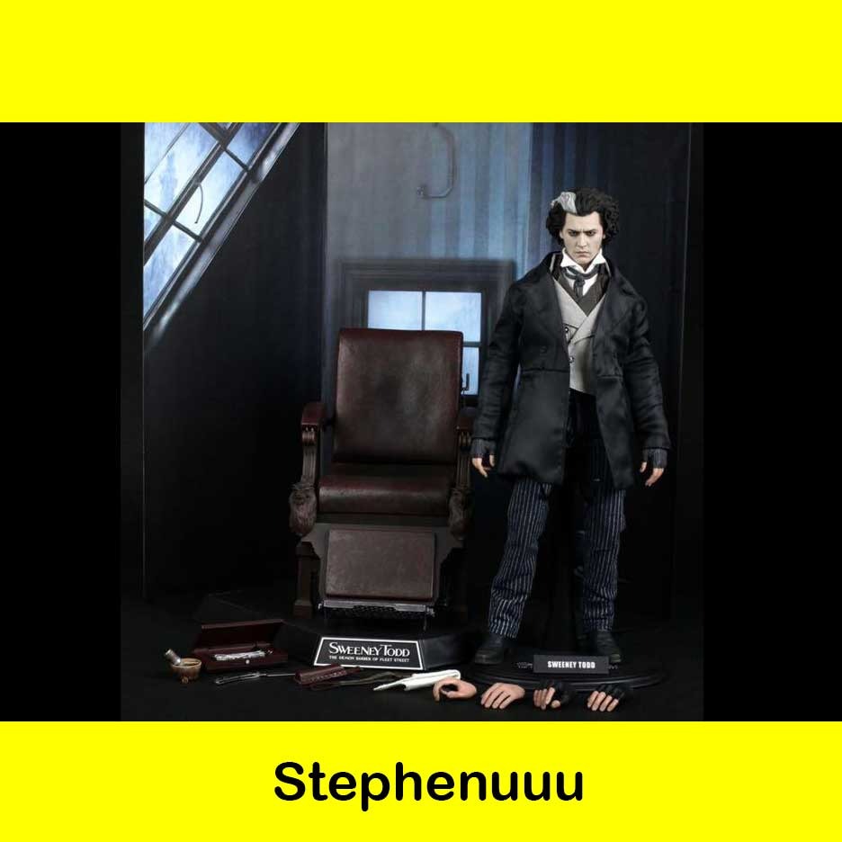 全新啡盒未開 Hottoys Hot Toys MMS149 1 6 魔街理髮師 尊尼特普 Johnny Depp Sweeney Todd 興趣及遊戲 玩具 遊戲類 Carousell