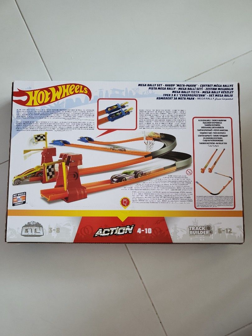 Hot Wheels Mega Rally Set Hobbies Toys Toys Games On Carousell
