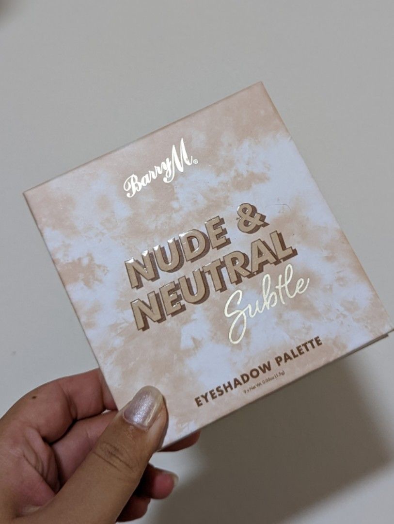 Barry M Eyeshadow Palette In Nude Neutral Subtle Beauty Personal Care Face Makeup On