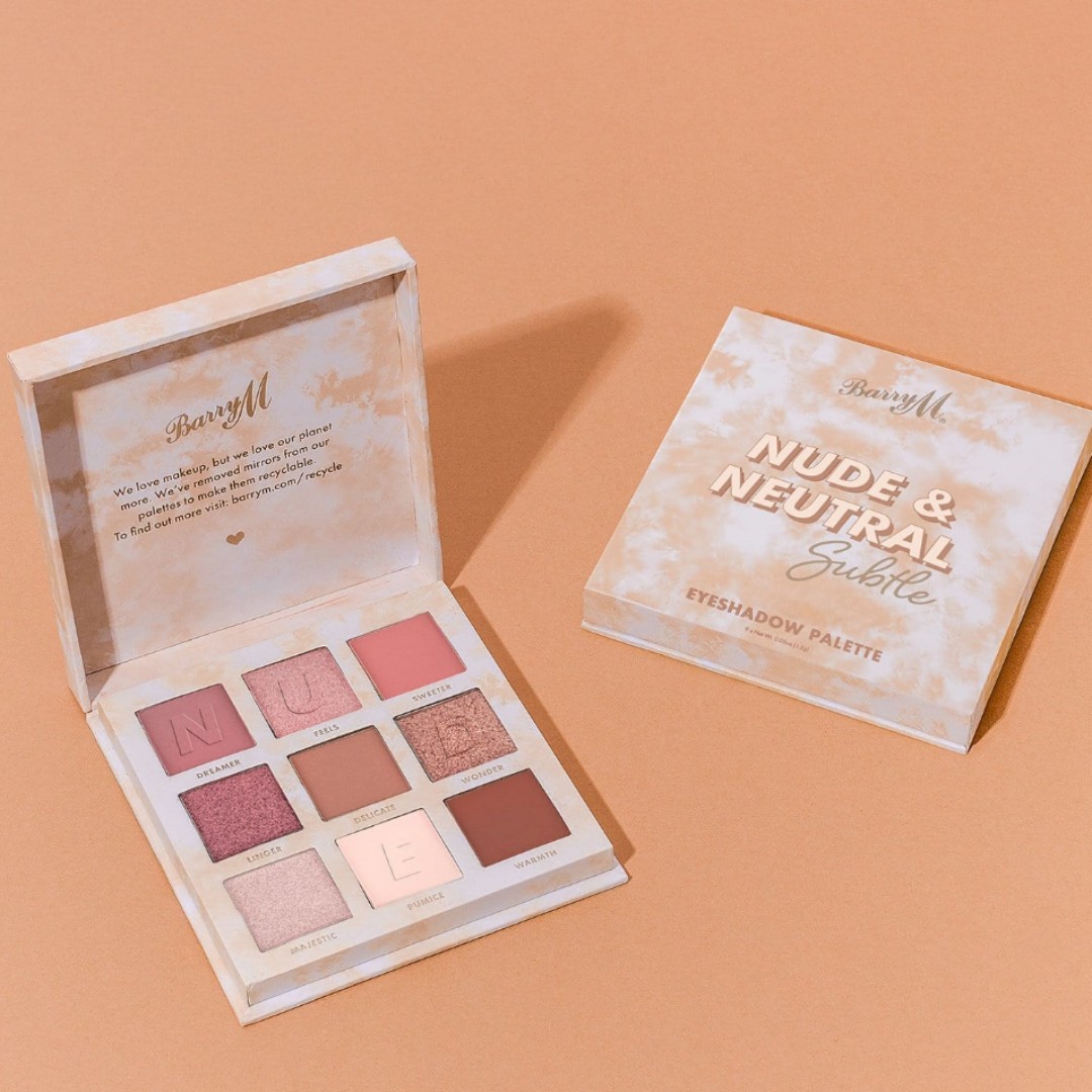 Barry M Eyeshadow Palette In Nude Neutral Subtle Beauty Personal Care Face Makeup On