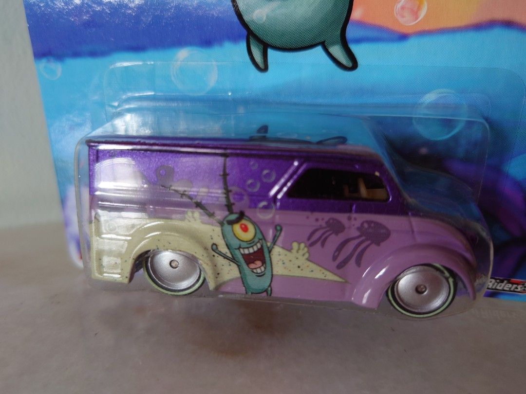 Hot Wheels Dairy Delivery Nickelodeon SpongeBob SquarePants Real Riders Hobbies Toys Toys