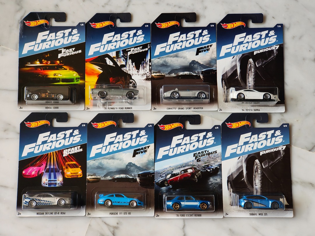 Hot Wheels Fast And Furious Wave Full Set Hobbies Toys Toys Games On Carousell