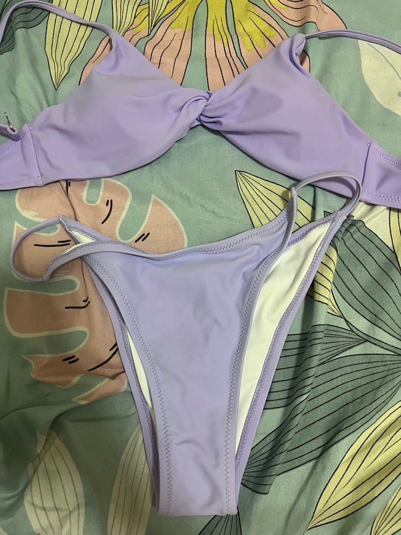Esseantial Lilac Bikini Lily Set Women S Fashion Swimwear Bikinis