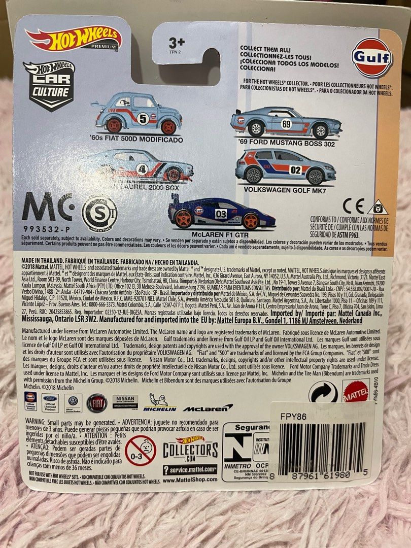 Volkwagen Golf MK Gulf Hot Wheels Hotwheels Hobbies Toys Toys Games On Carousell