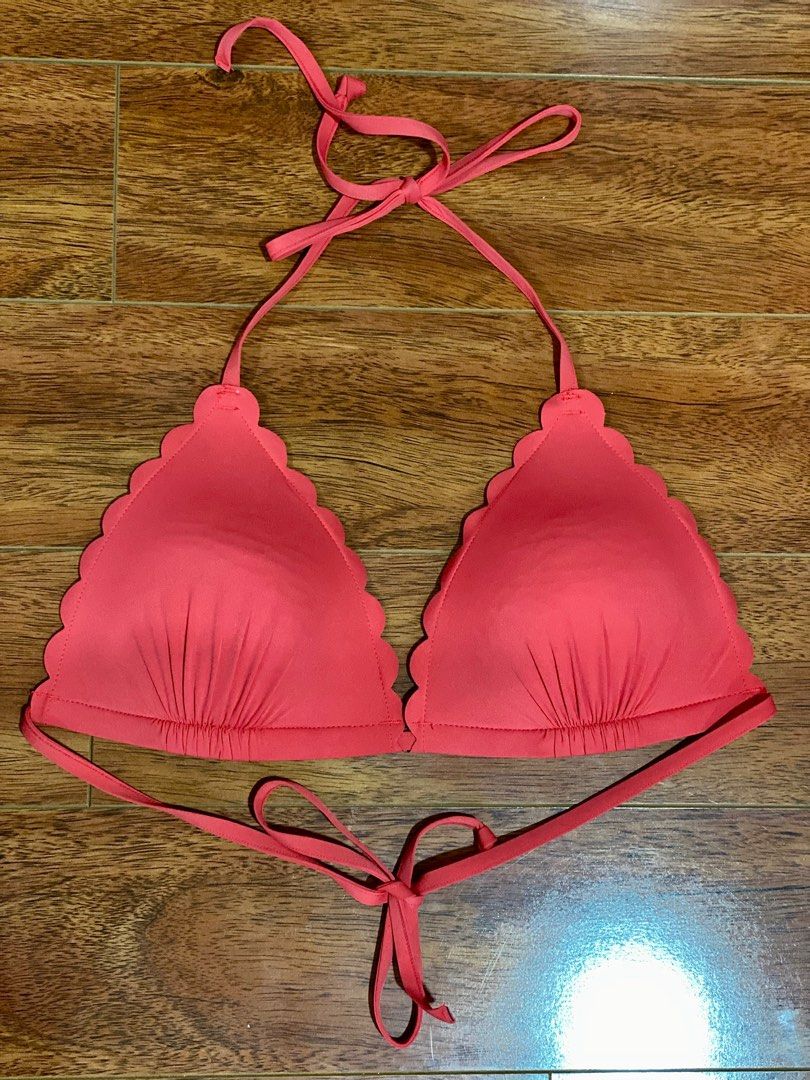 H M Push Up Triangle Bikini Top Women S Fashion Swimwear Bikinis