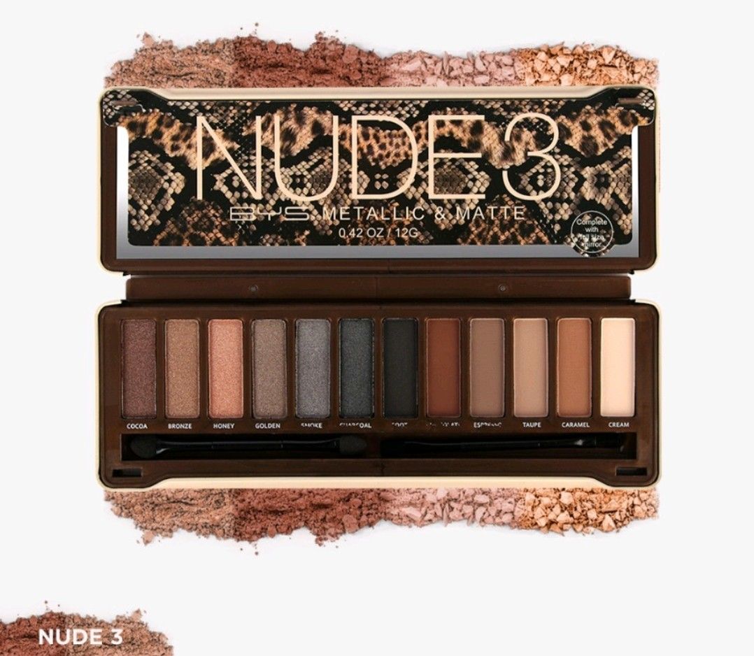 Bys Eyeshadow Palette In Nude Peach Berries Beauty Personal Care Face Makeup On Carousell