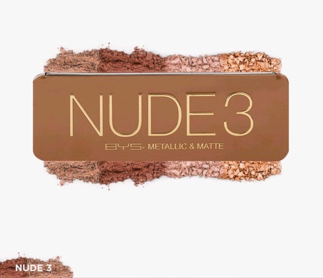 BYS Eyeshadow Palette In Nude Peach Berries Beauty Personal Care Face Makeup On Carousell