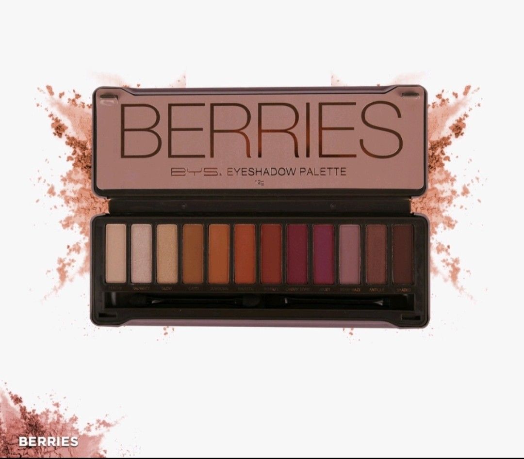 Bys Eyeshadow Palette In Nude Peach Berries Beauty Personal Care Face Makeup On Carousell