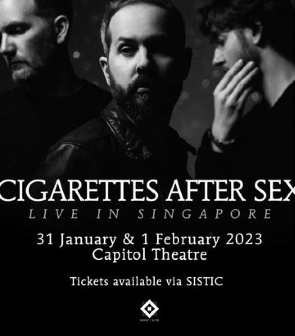 Jan Cigarettes After Sex Concert Tickets Vouchers Event Tickets On Carousell