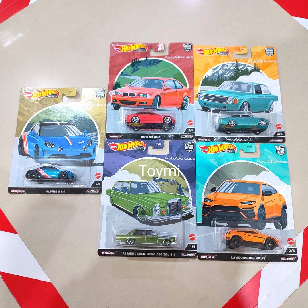Hot Wheels Auto Strasse Car Culture Set Volvo Mercedes Benz Bmw