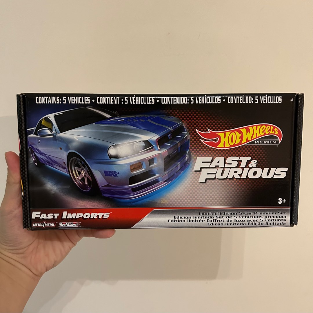 Hot Wheels Premium Fast And Furious Box Set Skyline Gt R R Silvia S Skyline Gt R R