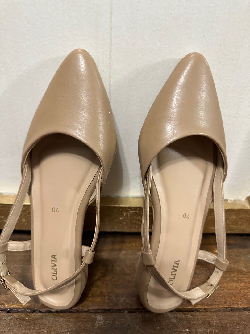 Olivia MNL Nude Flats Women S Fashion Footwear Flats Sandals On