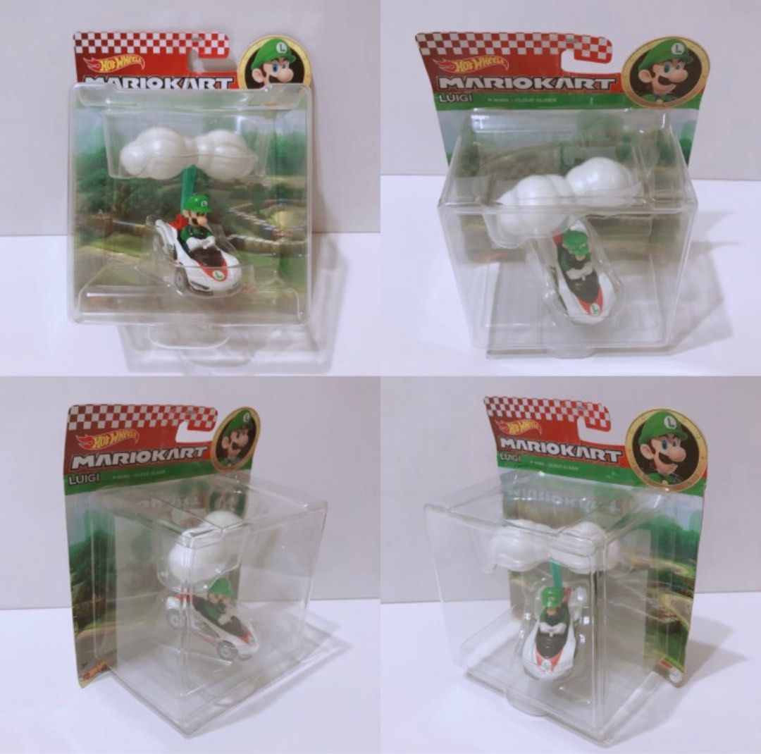 Hot Wheels Mario Kart Luigi Cloud Glider Toys Collectibles Mainan Di Carousell