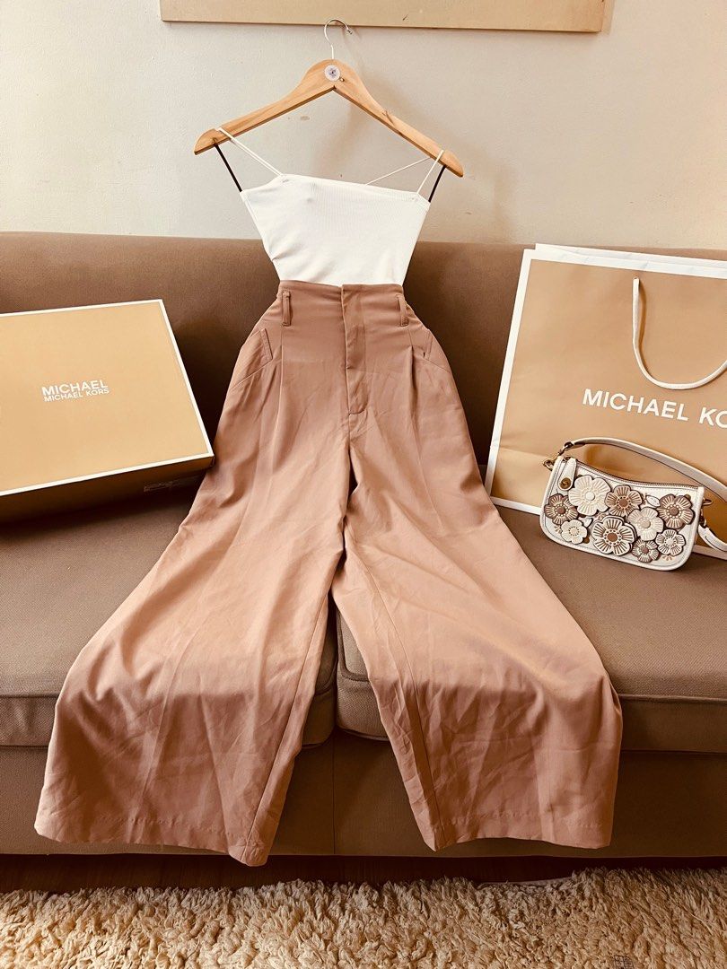 Nude Trouser Women S Fashion Bottoms Other Bottoms On Carousell