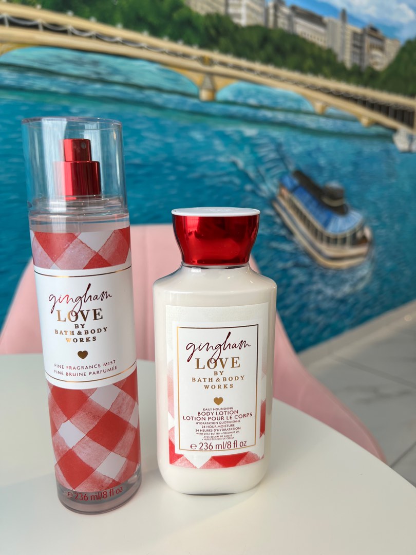 Authentic New BBW Gingham Love Full Size Beauty Personal Care