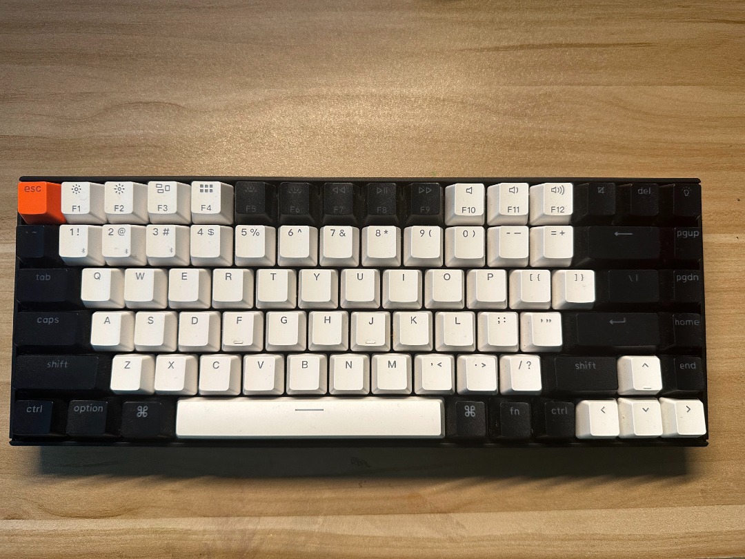 Keychron K V Wireless Bluetooth Mechanical Hot Swappable Keyboard Compact Keys RGB