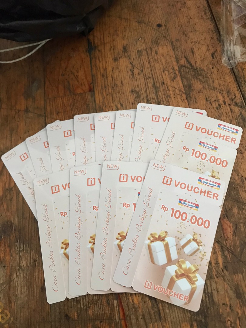 Vocher Indomaret Tickets Vouchers Gift Cards Vouchers On Carousell