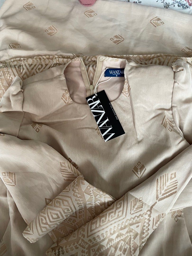 Wanzar Dareya Kurung Nude Women S Fashion Muslimah Fashion Baju