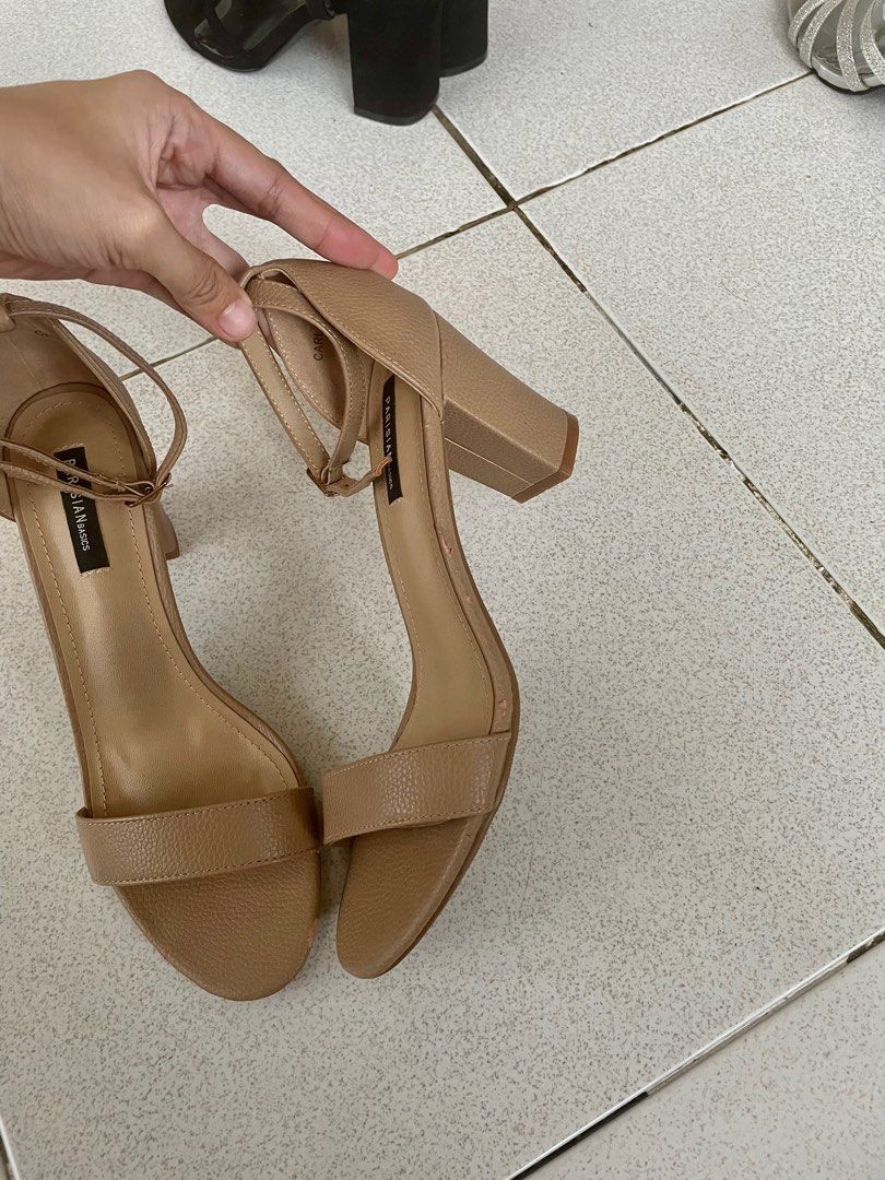 Parisian Nude Heels Women S Fashion Footwear Heels On Carousell