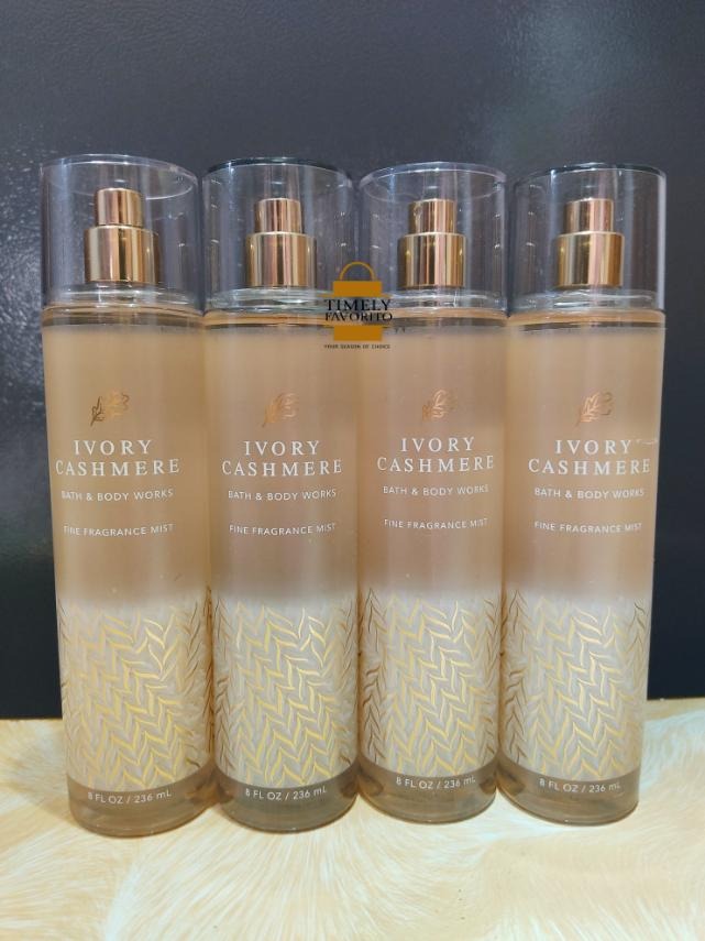 BBW Ivory Cashmere Fine Fragrance Mist 236ml Beauty Personal Care